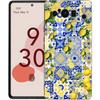 Summer Fruits Lemon Print Phone Case For Google Pixel 10 9 8 7 Pro 9A 8A 7A 6A 6 Pro XL Soft TPU Bumper Black Cover