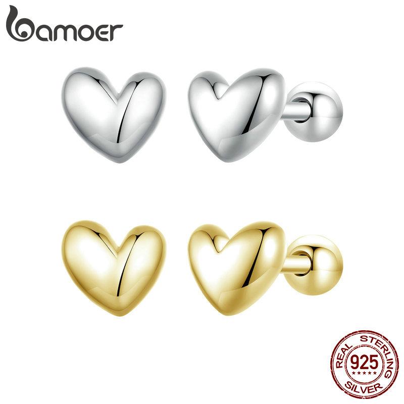Orecchini Pendenti A Cuore Con Nappa – Oro Rosa E Argento, Ipoallergenici, Regalo Per Lei