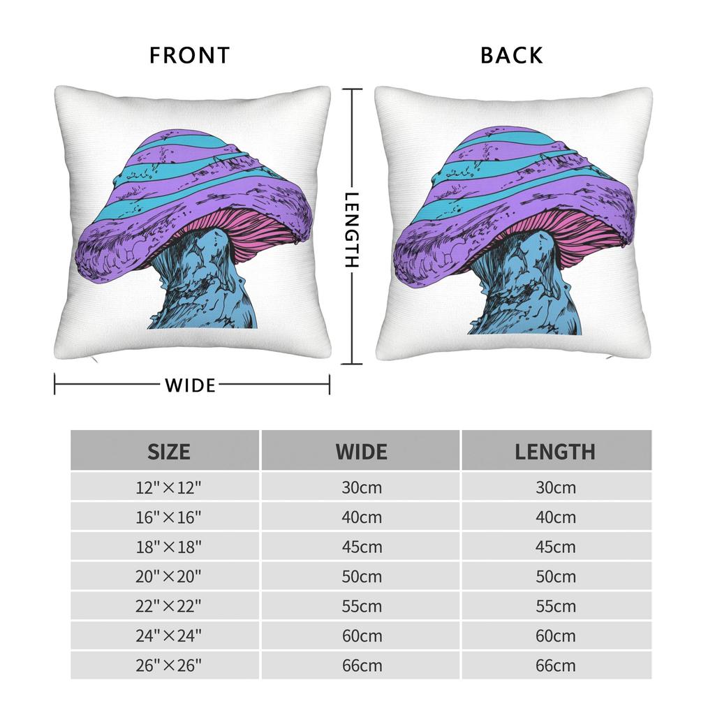 Pillow Cover Anime Dorohedoro Mushroom Funny Pillow Case For Living Room Bed Chair Pillowcases
