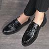 Men Dress shoes formal shoes men's Handmade business shoes wedding Leather Men Oxfords shoes  zapatos de hombre 2024