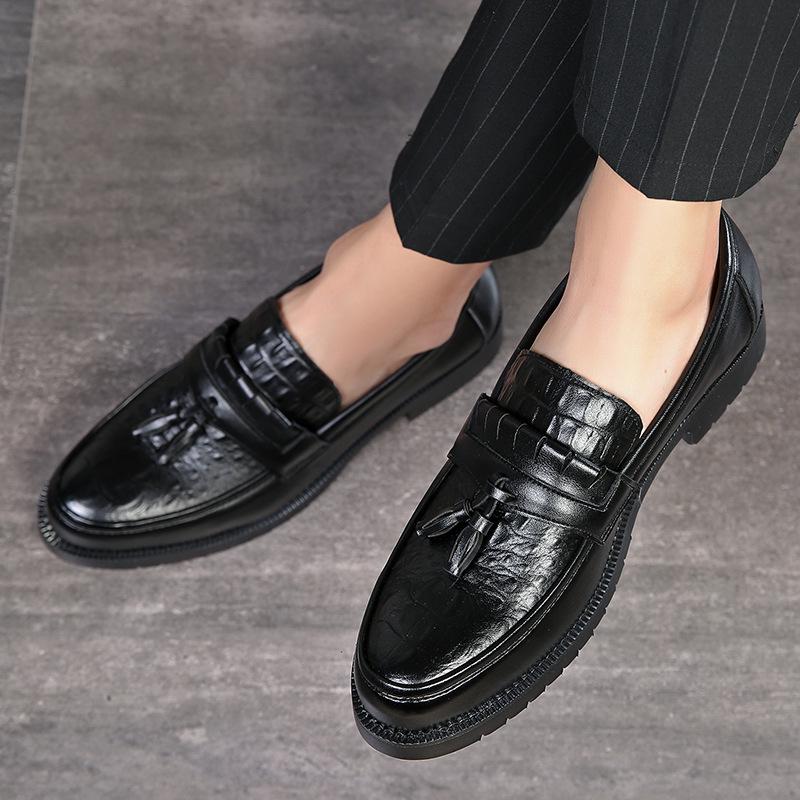 Men Dress shoes formal shoes men's Handmade business shoes wedding Leather Men Oxfords shoes zapatos de hombre 2024