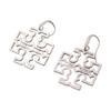 Solides Design Metallohrringe Ohrringe für Damen Silber 158101022