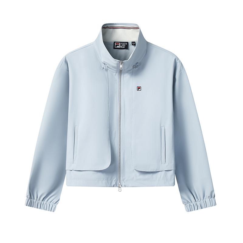 

Fila Наследие Мода Ретро Трендовый Прочный Тканый Худи Женские куртки F11W548701FLB L