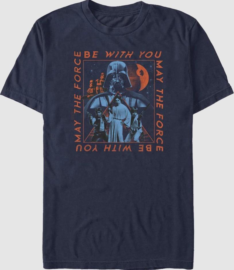 Vintage May The Force Be With You Star Wars T-Shirt Size S-5XL Unisex T-Shirt XXL