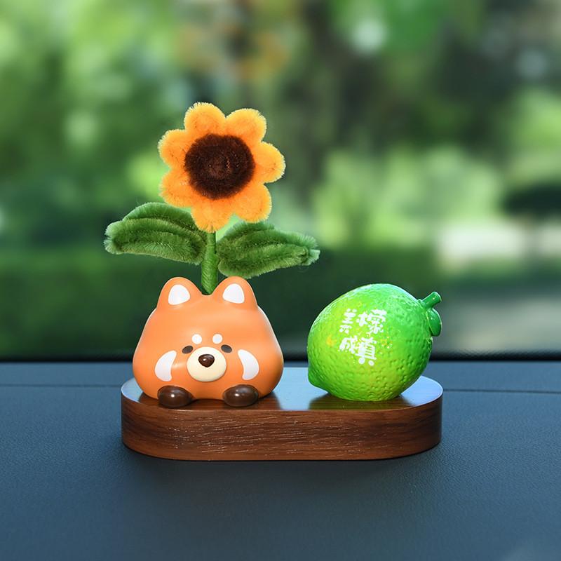 Decoração de Carro com Flor de Resina com Design Criativo para Meninas Casa Escritório Presente