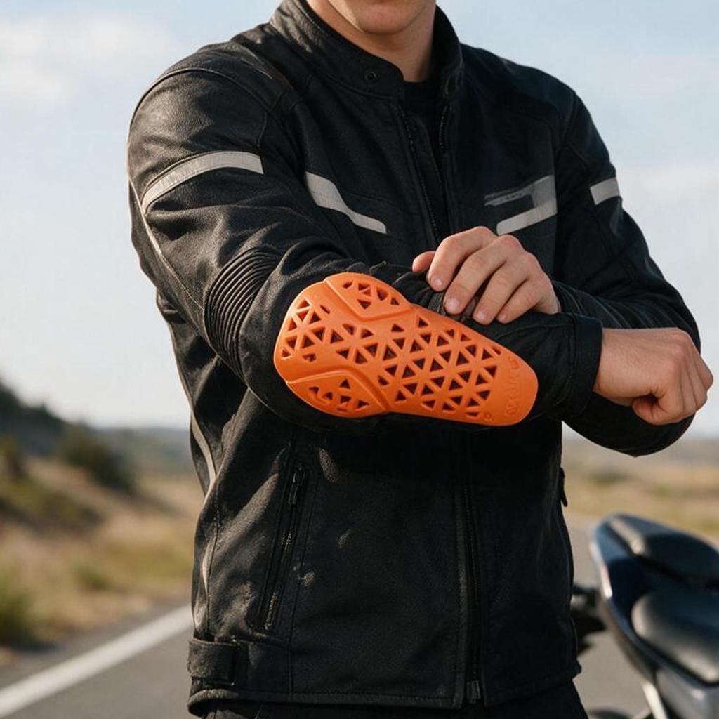 Wosawe CE Approved Motorcycle Back Protector Universal Motorbike Knee Pads Soft Motorcycle Jacket Insert Armor Equipment