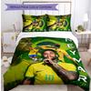 Brasile squadra nazionale di calcio Modello Stampato Set Biancheria da Letto 3 Pezzi Morbido Delicato sulla Pelle Lavabile Copripiumino e Federe Set Tutte le Stagioni Camera da Letto