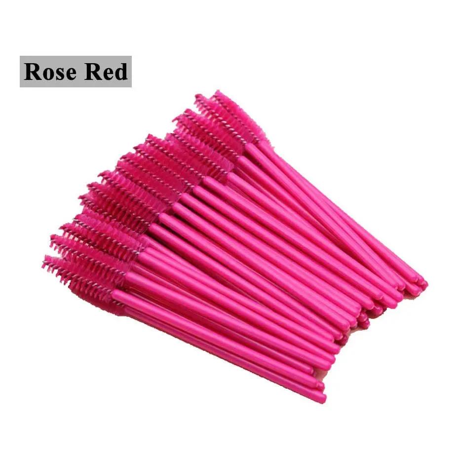 100Pcs Kit lash Extension Brushes Mascara Applicator Wand Lash Eyebrow Brush Disposable Micro Eyelash Comb Brush Spoolers Makeup