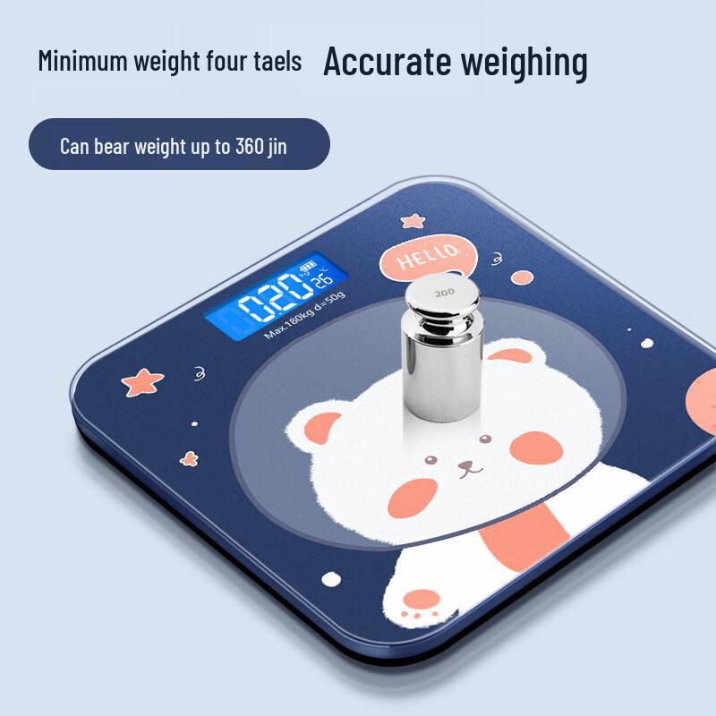 Pink Piggy Cartoon Digital Body Weight Scale