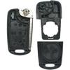 3 Button Flip Key Shell for Hyundai i10 i20 i30 ix20 ix35 Elantra Veloster Tucson and Kia Rio Ceed Picanto Sportage Sorento No Electronics
