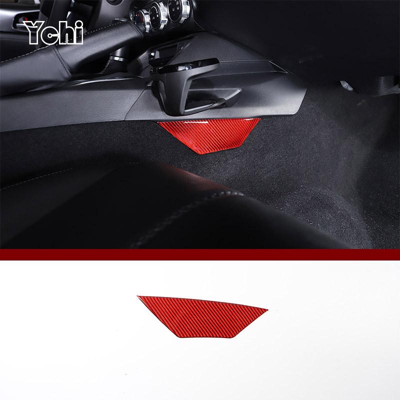 Red Soft Carbon Fiber For Mazda MX-5 NC 202016-2026 Car Center Control Interior Sticker Car Modification Accessories