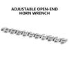 3/8inches Nut Crowfoot Wrench Set Horn Wrench Head Square Head Hardware Tool Wrench Imperial Bullhorn Wrenches