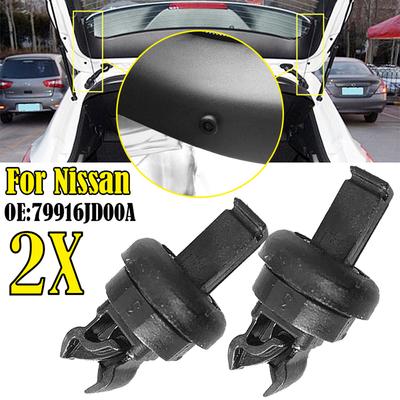 2 adet Araba Klipleri Nissan Qashqai +2 J10 J11 Dualis Not E11 ROGUE SPOR Arka Bagaj Parsel Raf Dize Askı Brakcet 79916JD00A