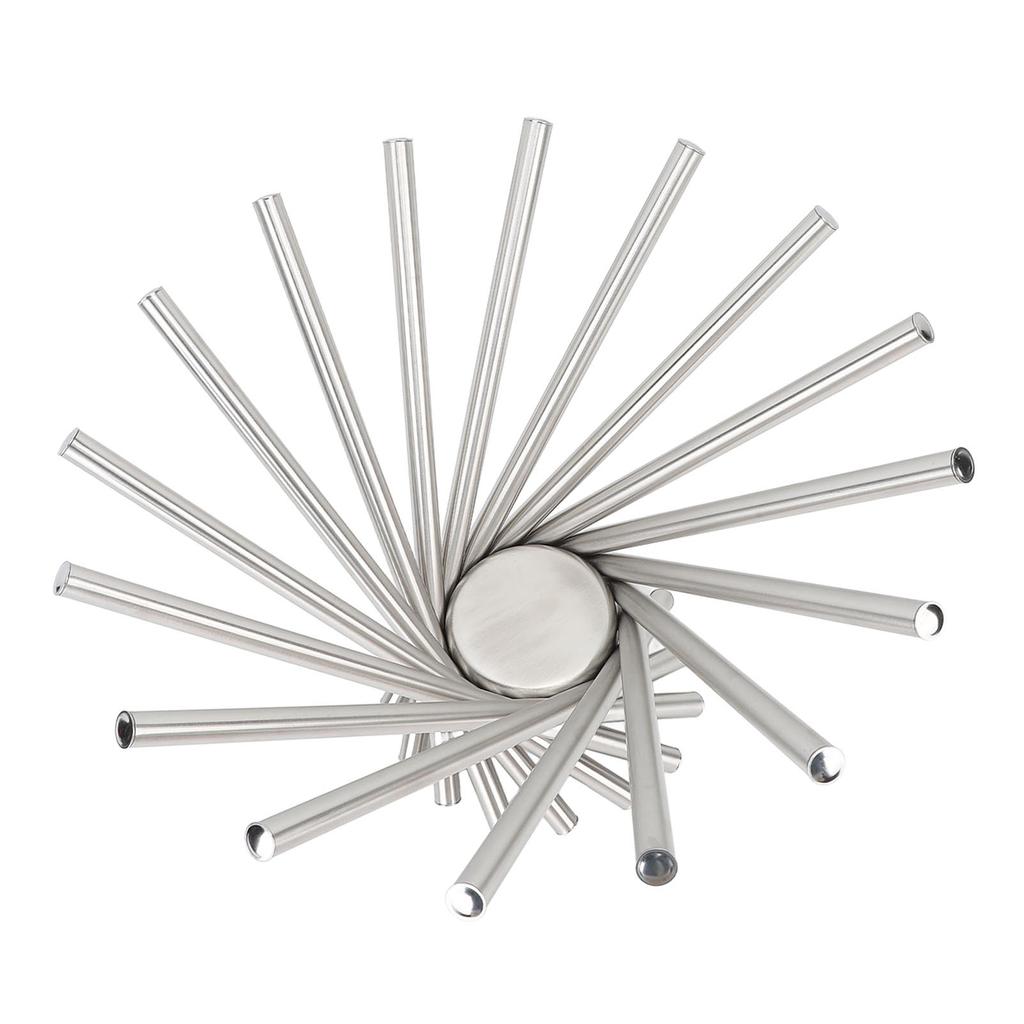 Fruit Vegetables Basket Bowl Stainless Steel Linear Countertop Fruit Bowl for Living Room and Office