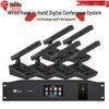 HuiDu HD-8200M Wired Digital Conference System with 6 Microphones (CN Version)