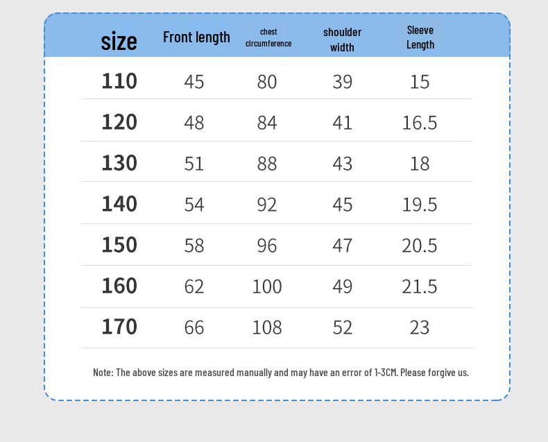 Luomeng Boys' Cool-Touch Antibacterial Short-Sleeve T-Shirt