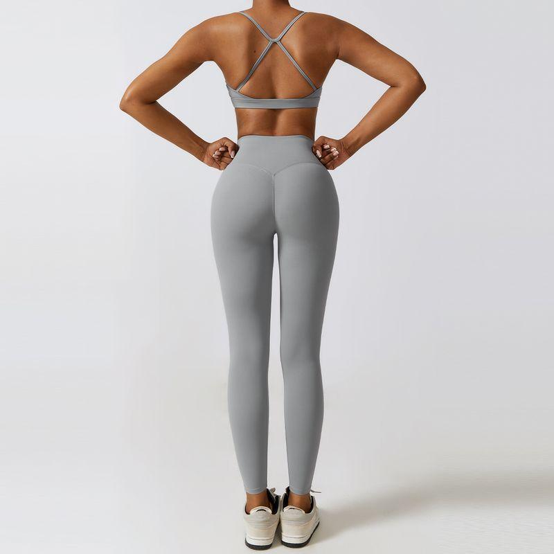 Guangzhou Zechuang Clothing Co., Ltd. Fashion Fall and Winter Skinny Yoga Clothes Nude Feel Quick-Drying Sports Suit Slim Looking
