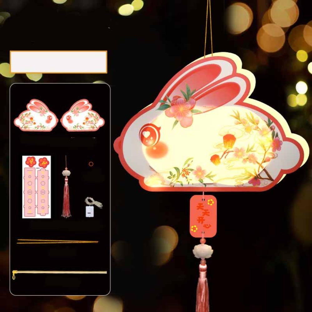 3D Middle Autumn Festival Lantern PVC Ancient Style Handheld Lantern  Gift