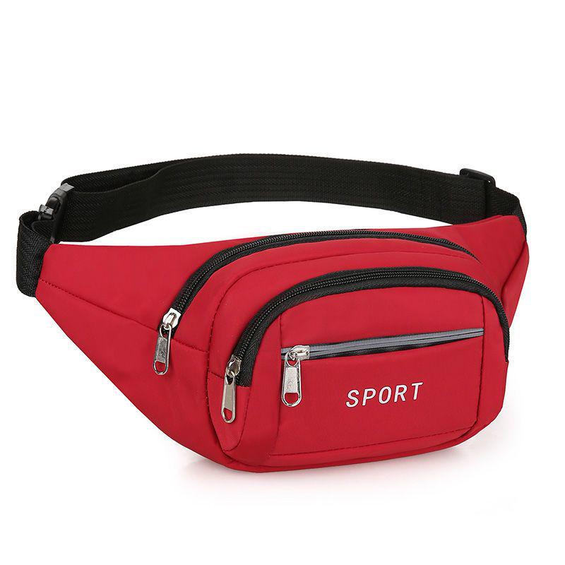 Unisex Water-Resistant Multifunctional Waist Bag for Mobile Phones - Large Capacity, Wear-Resistant for Sports, Business, and Construction Site Use.
