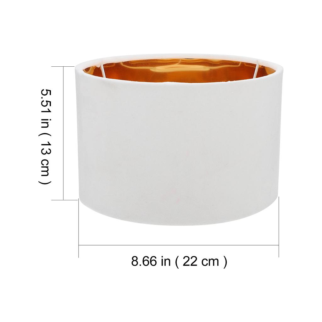 Cloth Craft Lampshade Simple Table Light Cover For Bedroom Living Room Decor Dust Protection Warm Lighting Effect