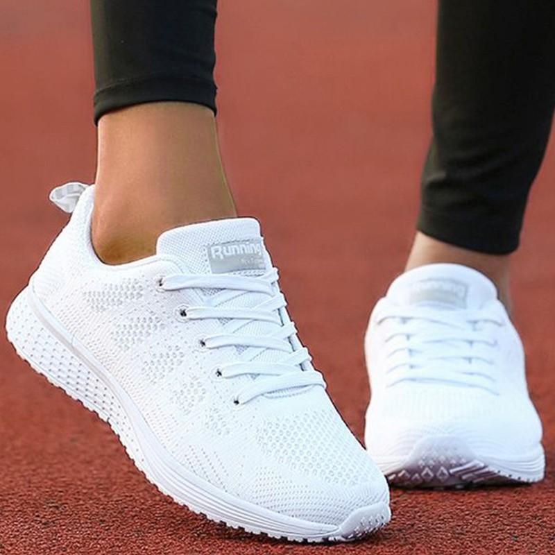 New Women's Sneaker Platform Women's Sports Shoes Walking Casual Sneaker Woman Lace Up Tenis Feminino Women Sneakers