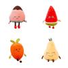 Cute Strawberry Watermelon Carrot Pear Plush Toy For Kids 25cm Height Gift