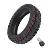 2 Pezzi 60/70-6.5 Pneumatico Tubeless Ispessito Antiesplosione Fuoristrada Vuoto con Ugello per Scooter Serie Max G30