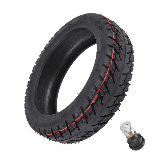 2 Pezzi 60/70-6.5 Pneumatico Tubeless Ispessito Antiesplosione Fuoristrada Vuoto con Ugello per Scooter Serie Max G30