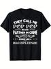 Pop Pop Partner In Crime T-shirt