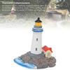 Lighthouse Ornament Resin Decorative Lighthouse Figurine Tabletop Decor for Shelves Mantels Cabinets Nightstands