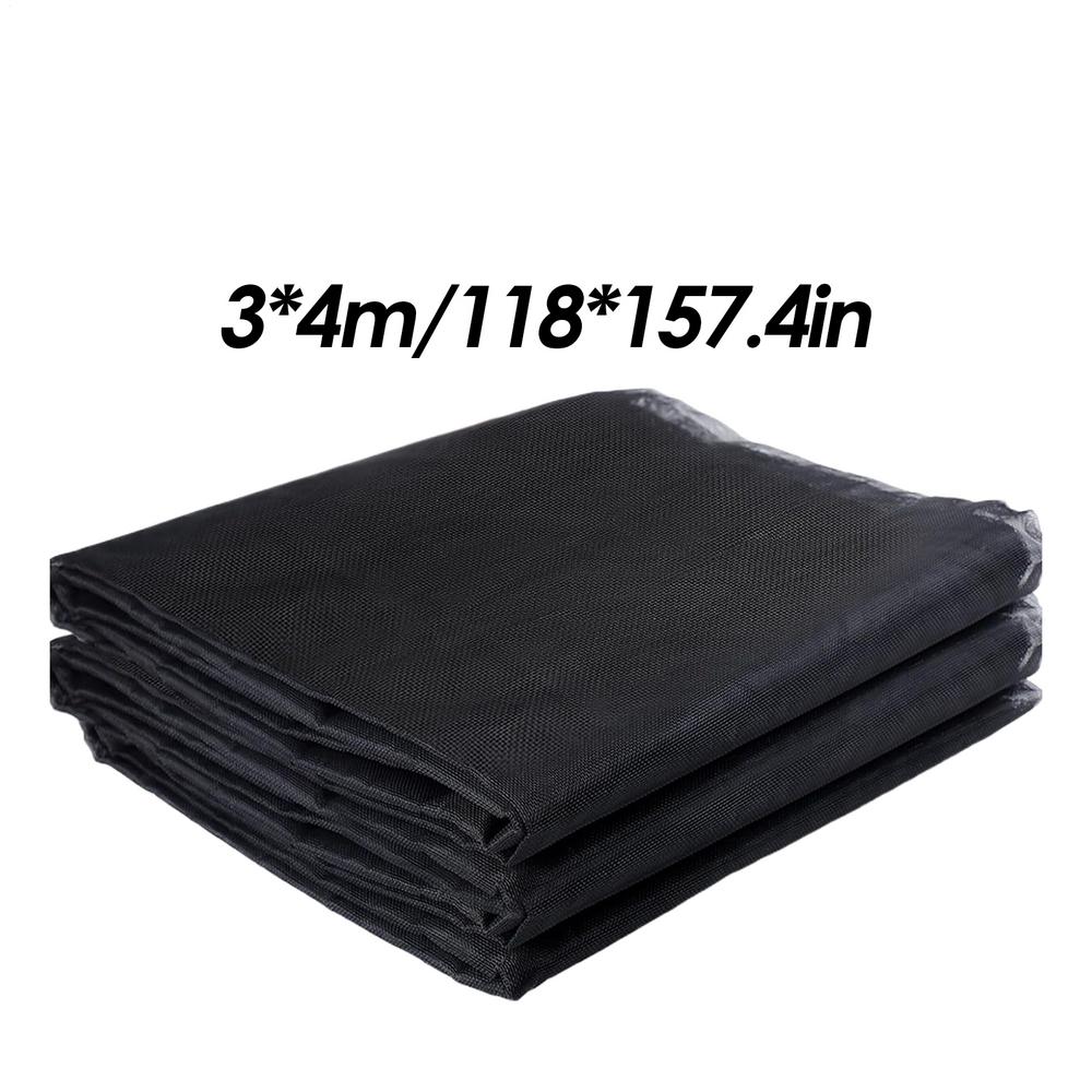 4/6/10m Black Garden Insect Net Reusable Anti Bird Raised Garden Bed Cover Breathable Adjustable Plant Support Netting
