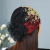 Phoenix Tail Women Headscarf Turban Cap Beanie Hair Cover Cap Luxury Floral Lace Caps  Head Wraps
