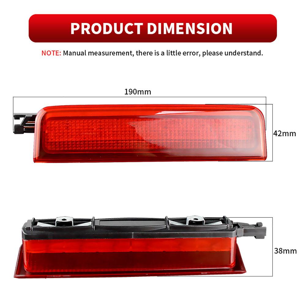 1Pcs Third 3rd Centre High Level Rear Brake Light 2K0945087C Stop Lamp Car LED Light Bulbs for VW Caddy 2004-2015
