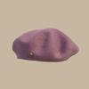 High Quality Woolen Beret Female Autumn and Winter Temperament Retro Painter Hat Brown Showing Small Face