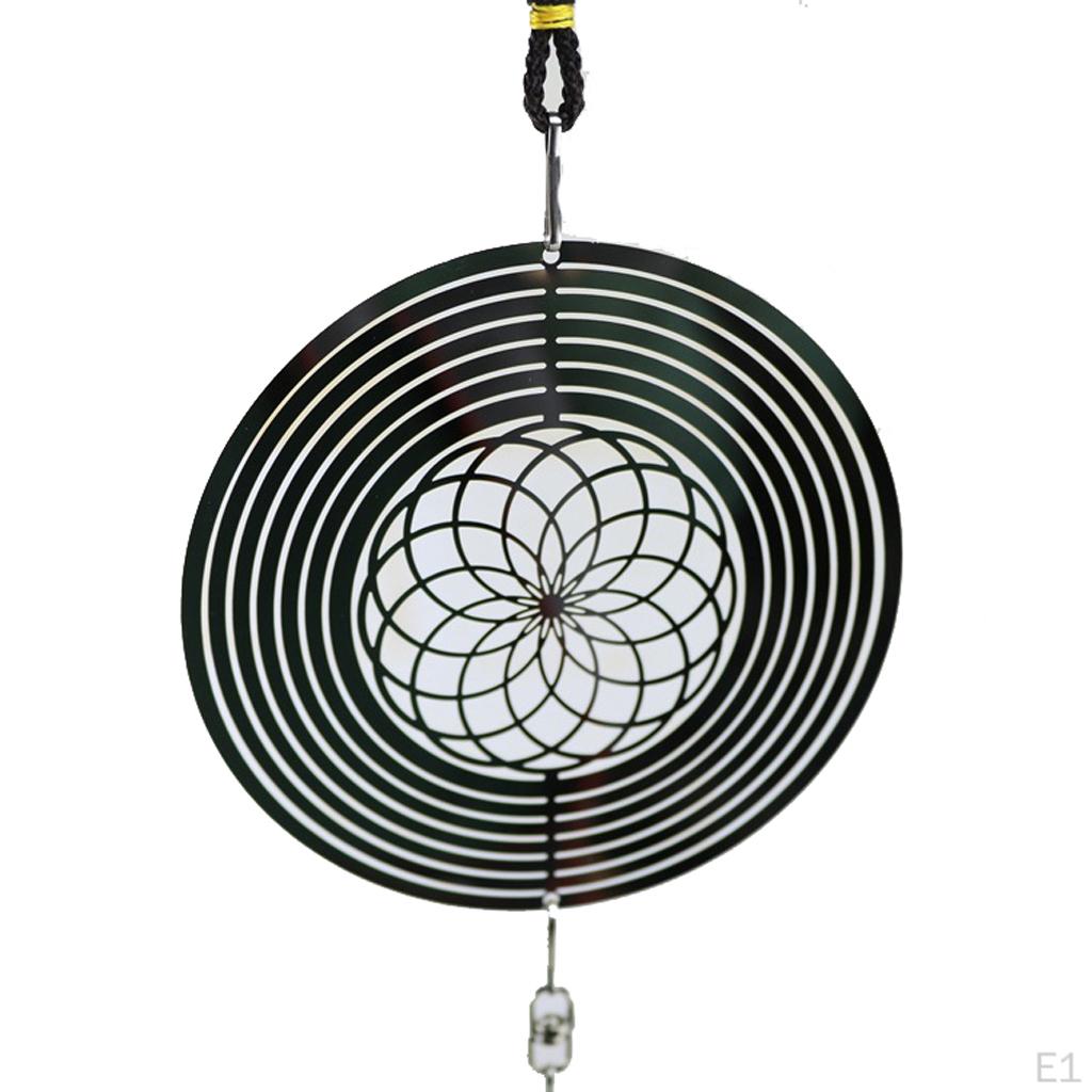 Gazing Ball Drops Metal Wind Spinner, Bell, Windchimes for Relaxation, Grace, Decoration