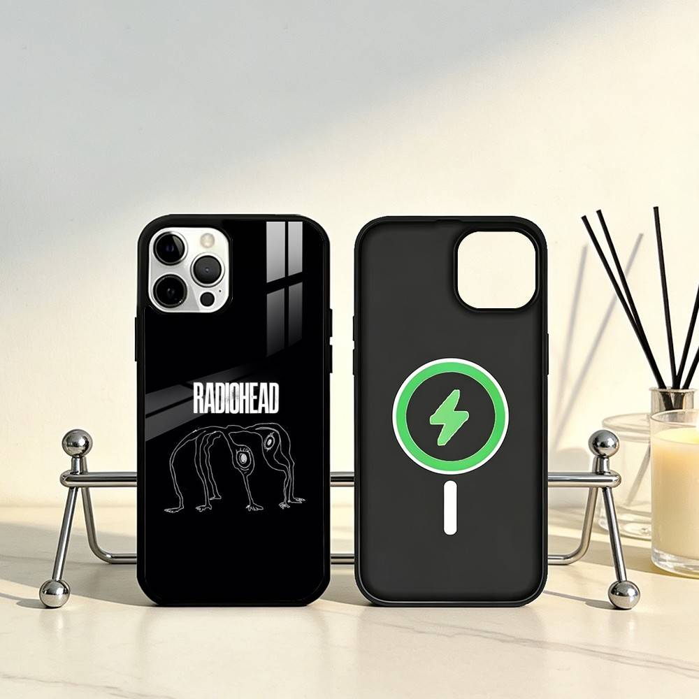 Classic R-Radiohead Rap Band Phone Case For iPhone17,16,15,14,13,12,11 Plus,Pro Max Magnetic For Magsafe Wireless Charging