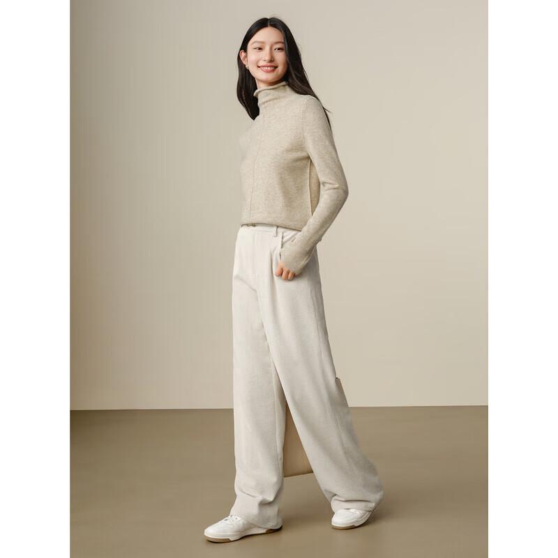 

JUZI Anna Cove Simple Chic Chenille Wide-Leg Pants L