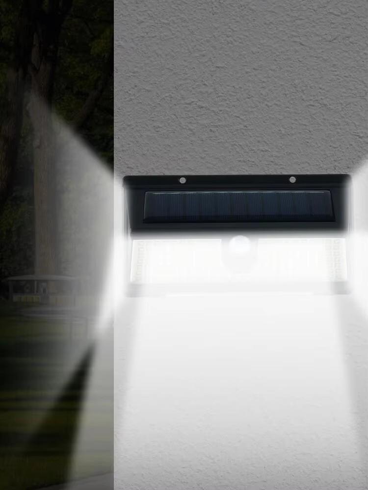 190led Solar Led Light Outdoor Garden Decoration Wall Lamp With 4 Mode IP65 Waterproof Solar Motion Sensor Light For Yard Door