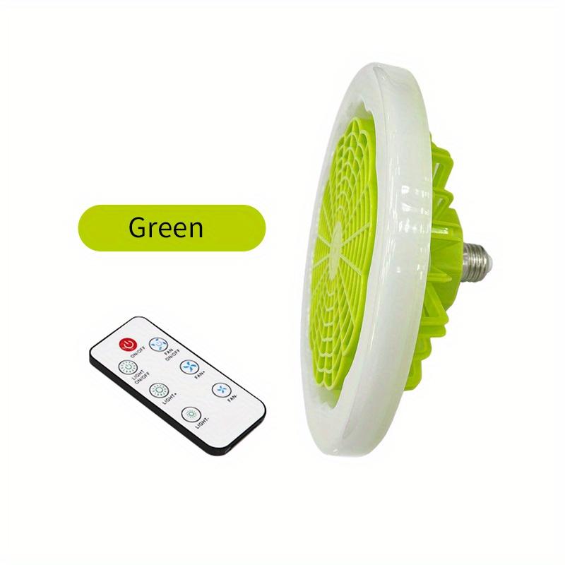 

Светодиодный умный вентилятор 30 Вт AC110 В 220 В потолочный вентилятор с подсветкой интеллектуальный пульт дистанционного управления E26/E27 бесшумный для спальни гостиной 30W&White Light зелёный