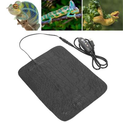 USB Reptile AntiScratch Heating Pad Waterproof Heat Mat for Reptiles Tortoise (Small )