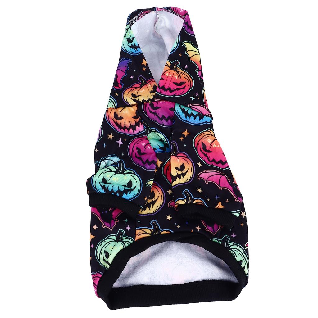 Halloween Dog Clothes Fashion Cute Pumpkin Pattern Dog Hoodie Sweatshirts for Halloween Party