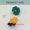 Refillable Cylinder Valves Adapter Refills Direct Safe Connectors for Camping and Outdoor Activity
