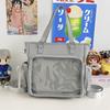 Japan Style Nylon Messenger Bags Casual Fashion Shoulder Crossbody Bag Large Capacity Kawaii Ita Bag for Daily Small Items