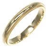 TIFFANY&Co. Gathered Milgrain Ring 0.1" Band K18 Yellow Gold #8.2(US Size) 4.18g Mens Used