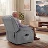 Recliner Armchair Lift Chair with Massage for Elderly Light Grey