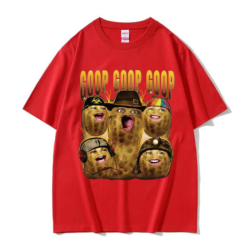 

Funny The Burnt Peanut GOOP Graphic T Shirt Mens Women Harajuku Vintage Oversized Tshirt Casual 100 Cotton Tshirts Streetwear S