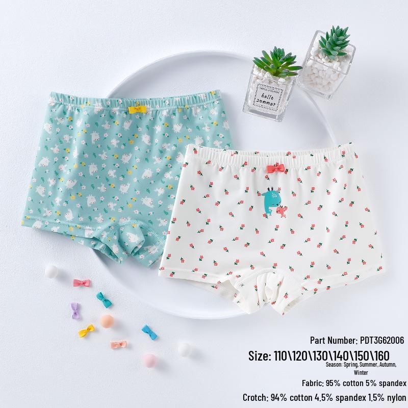 

Мультяшные боксеры для девочек из дышащего мерсеризованного хлопка - Маленький, Средний, Большой Size 130 [Recommended weight 40-50 catties]