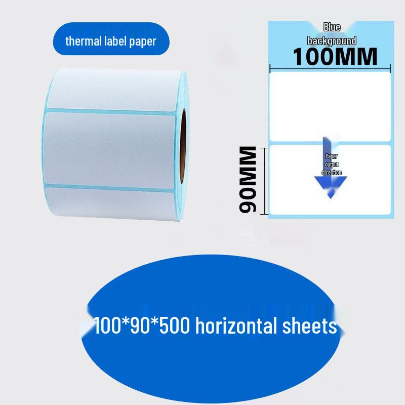 Durable Self-Adhesive Thermal Label Paper for Electronic Scales - Barcode Stickers (Sizes: 80x60, 50x40, 30)