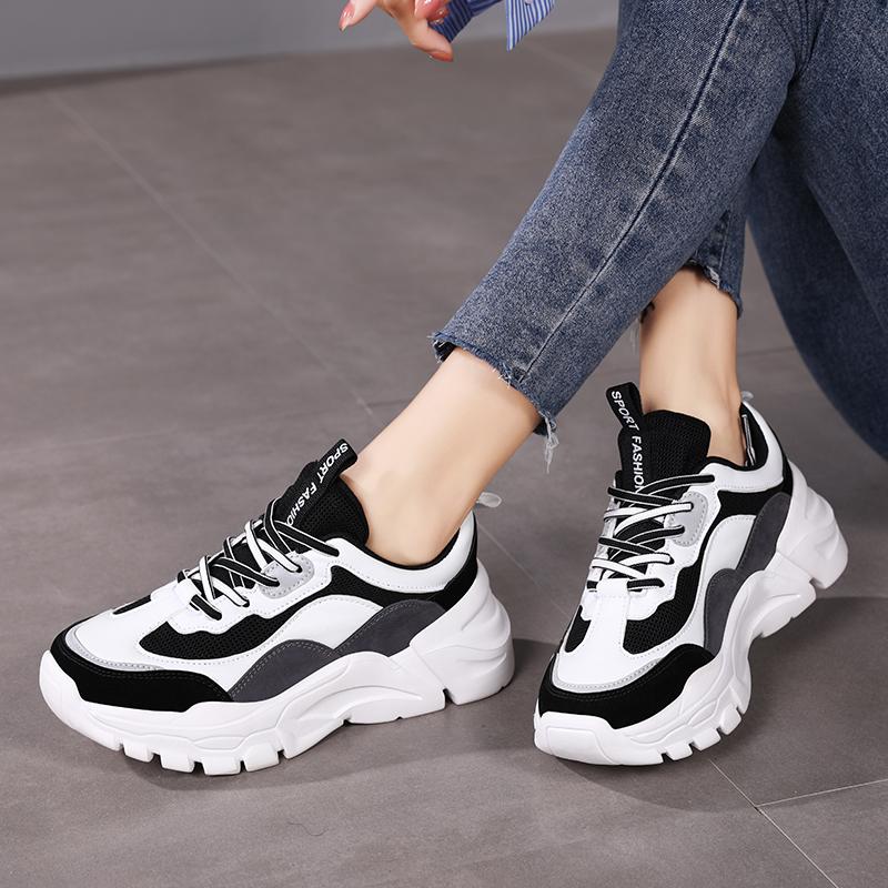 Jarní a podzimní dámské prodyšné EVA ultra lehké vycpané outdoorové outdoorové voděodolné běžecké boty