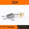 Juego de Escobillas de Carbón Universales para Herramientas Eléctricas: Amoladoras, Taladros, Martillos y Pulidoras